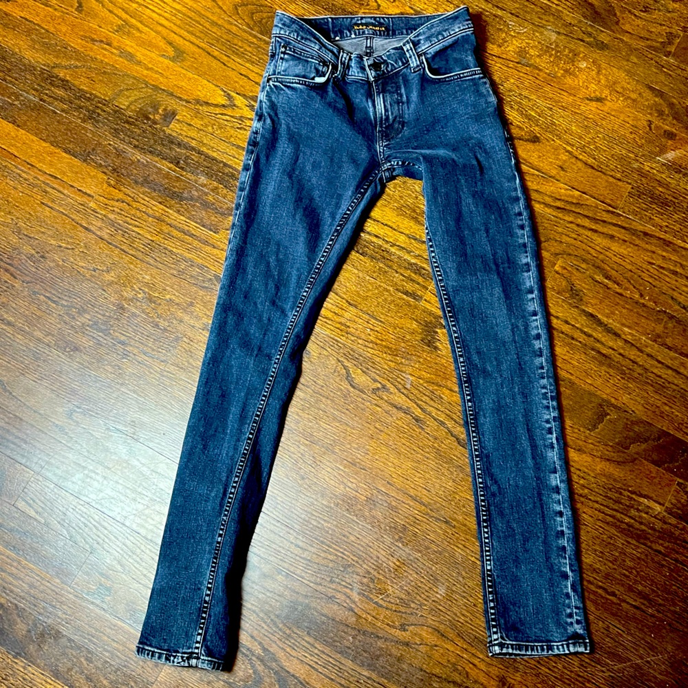 Nudie jeans, 27 waist, 34 L